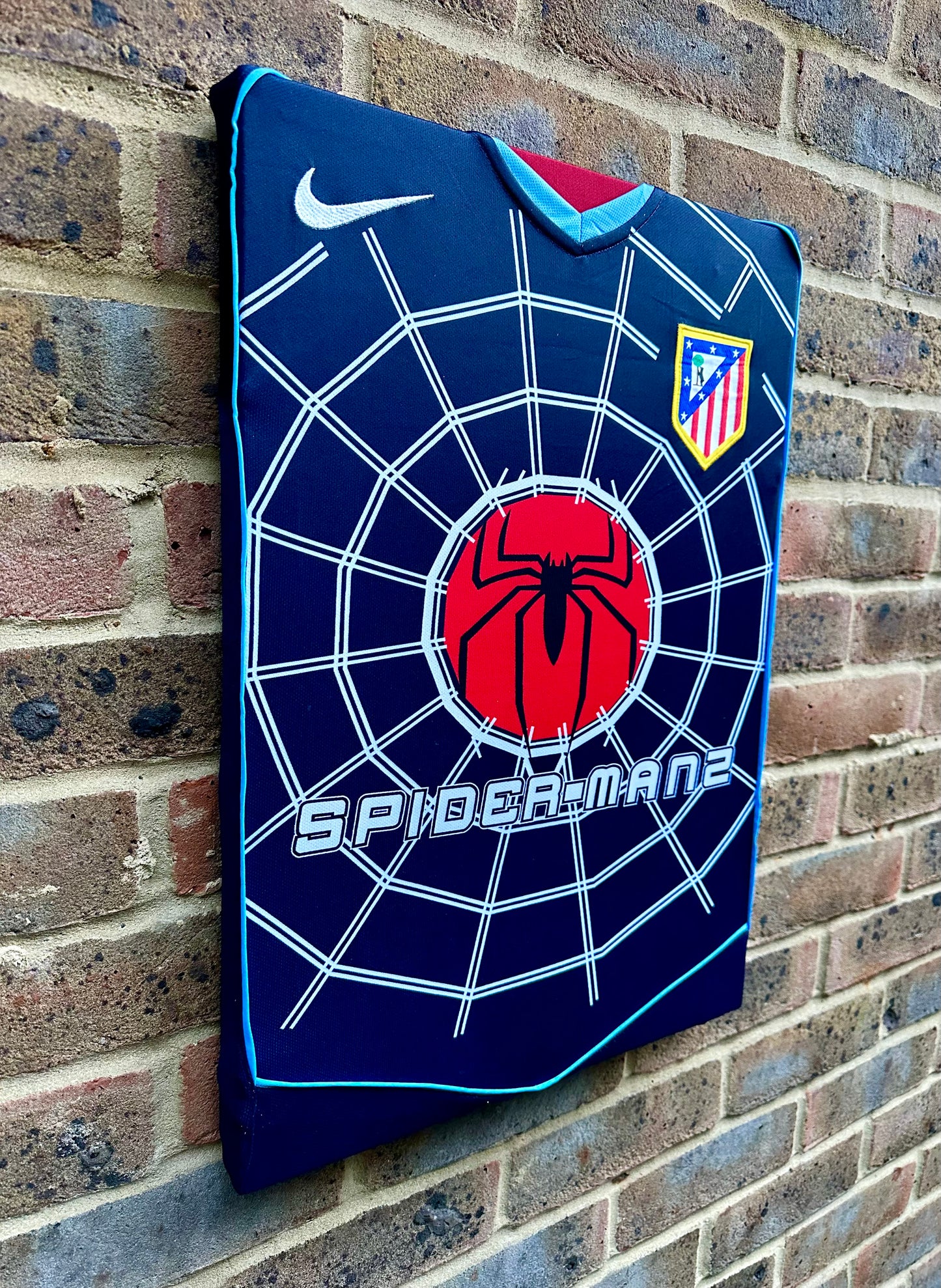 Athletico Madrid Spider-Man Special Edition Football Shirt Memorabilia Canvas