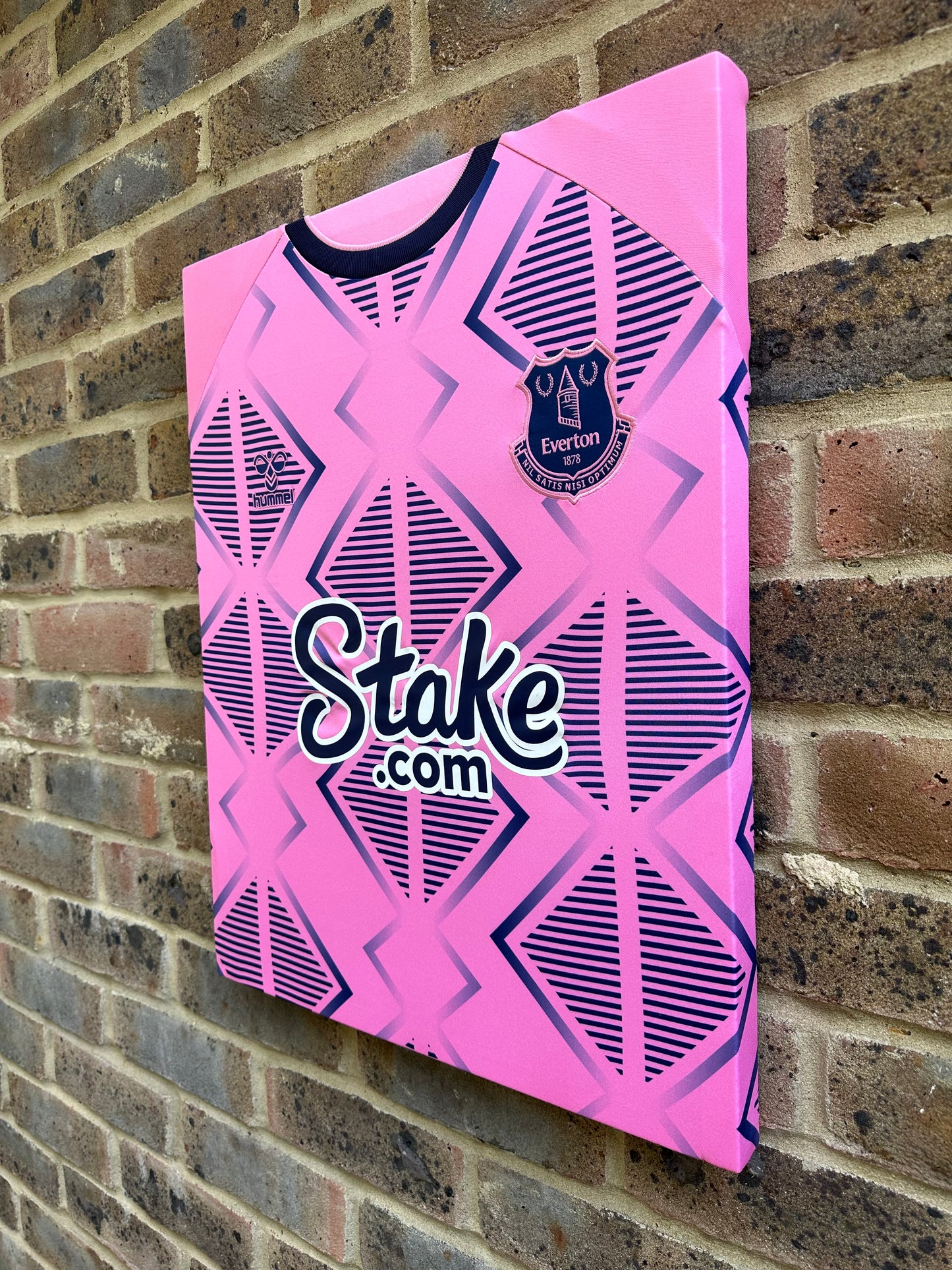 Everton Away 2022/23 Football Shirt Memorabilia Canvas