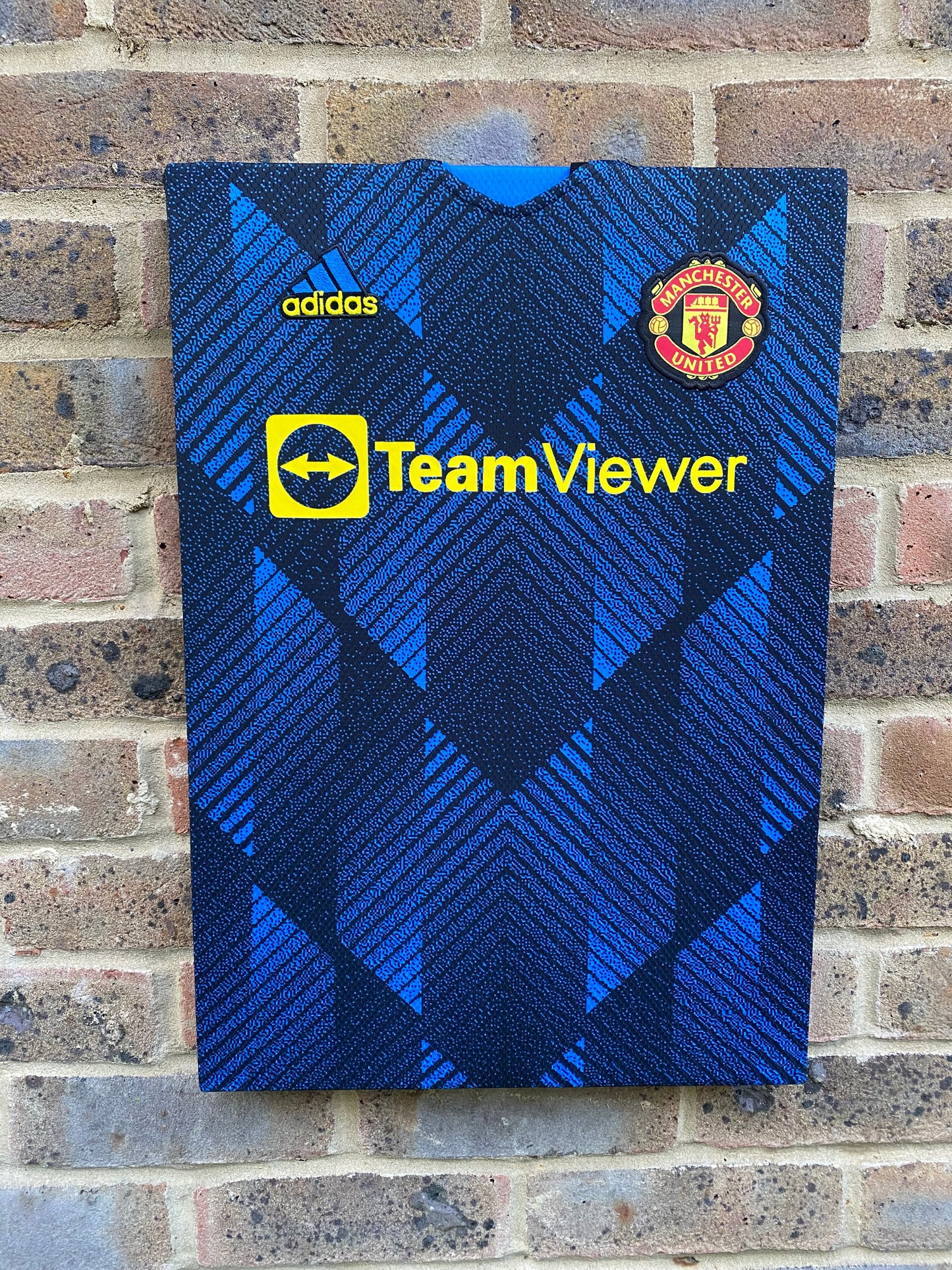 Manchester United 2021/22 3rd Football Shirt Memorabilia Canvas