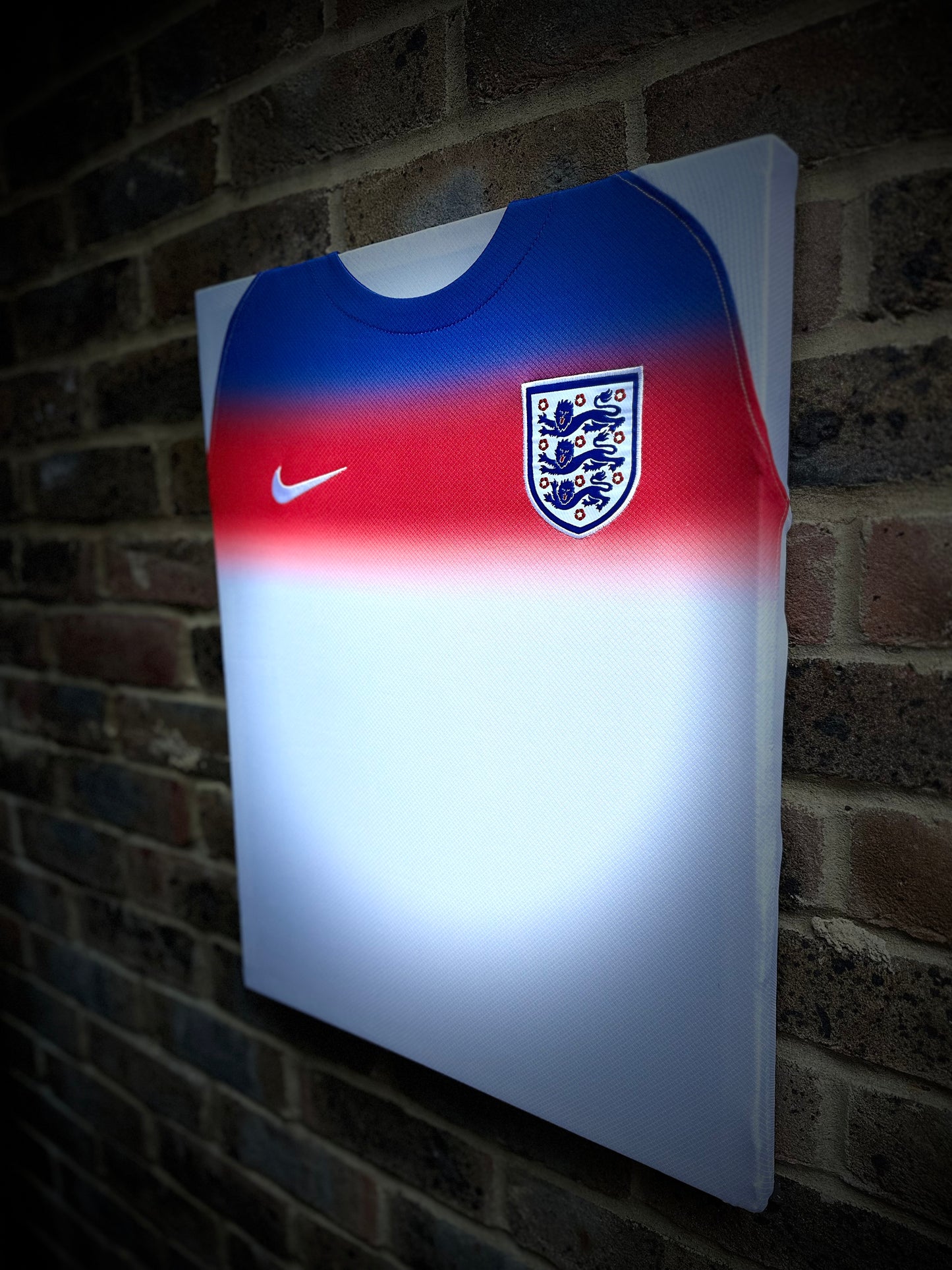 England Lioness Euro 2025 Football Shirt Memorabilia Canvas