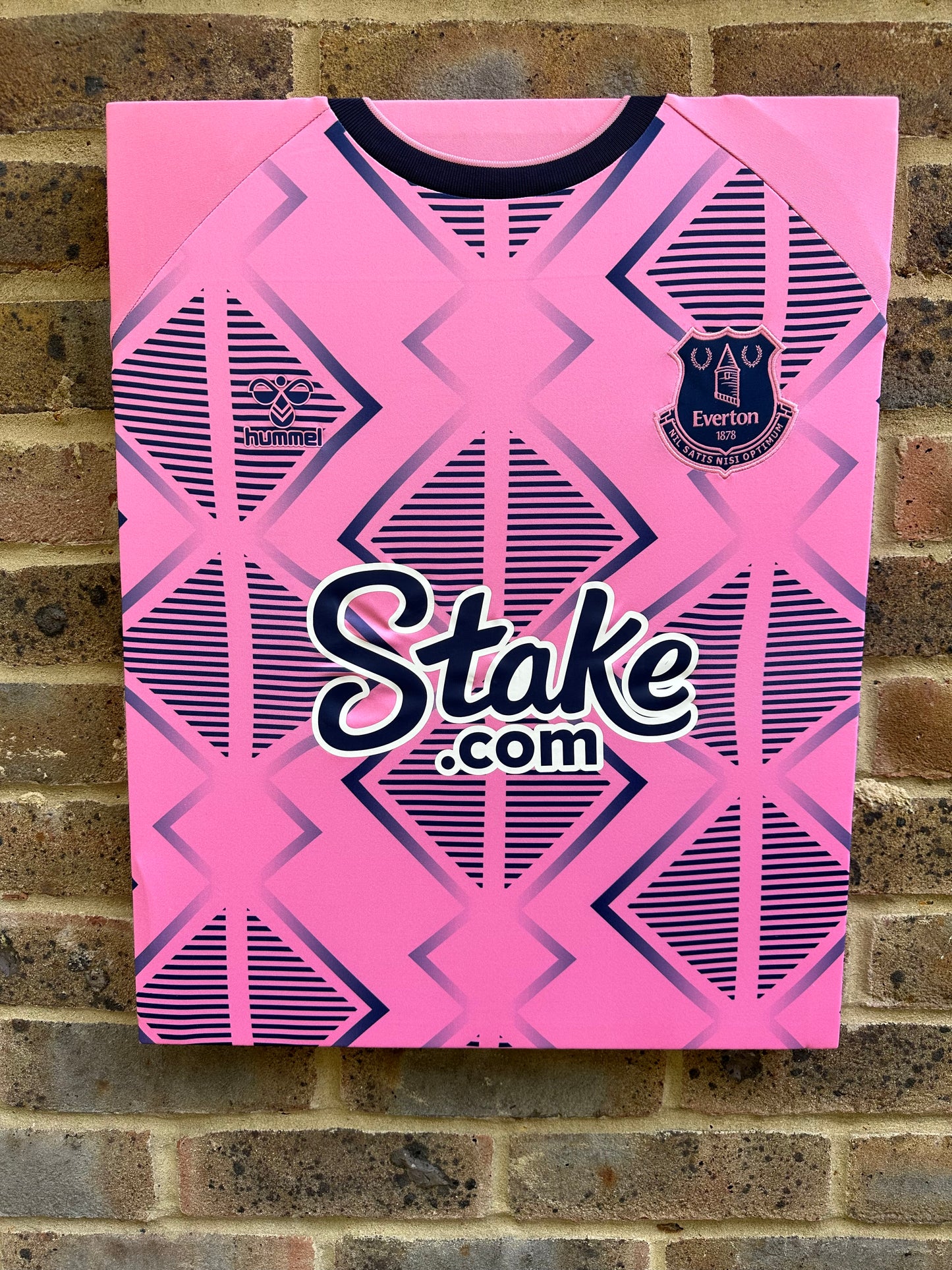 Everton Away 2022/23 Football Shirt Memorabilia Canvas