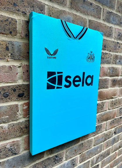 Newcastle Home Goalkeeper 2023/24 Shirt Memorabilia Canvas
