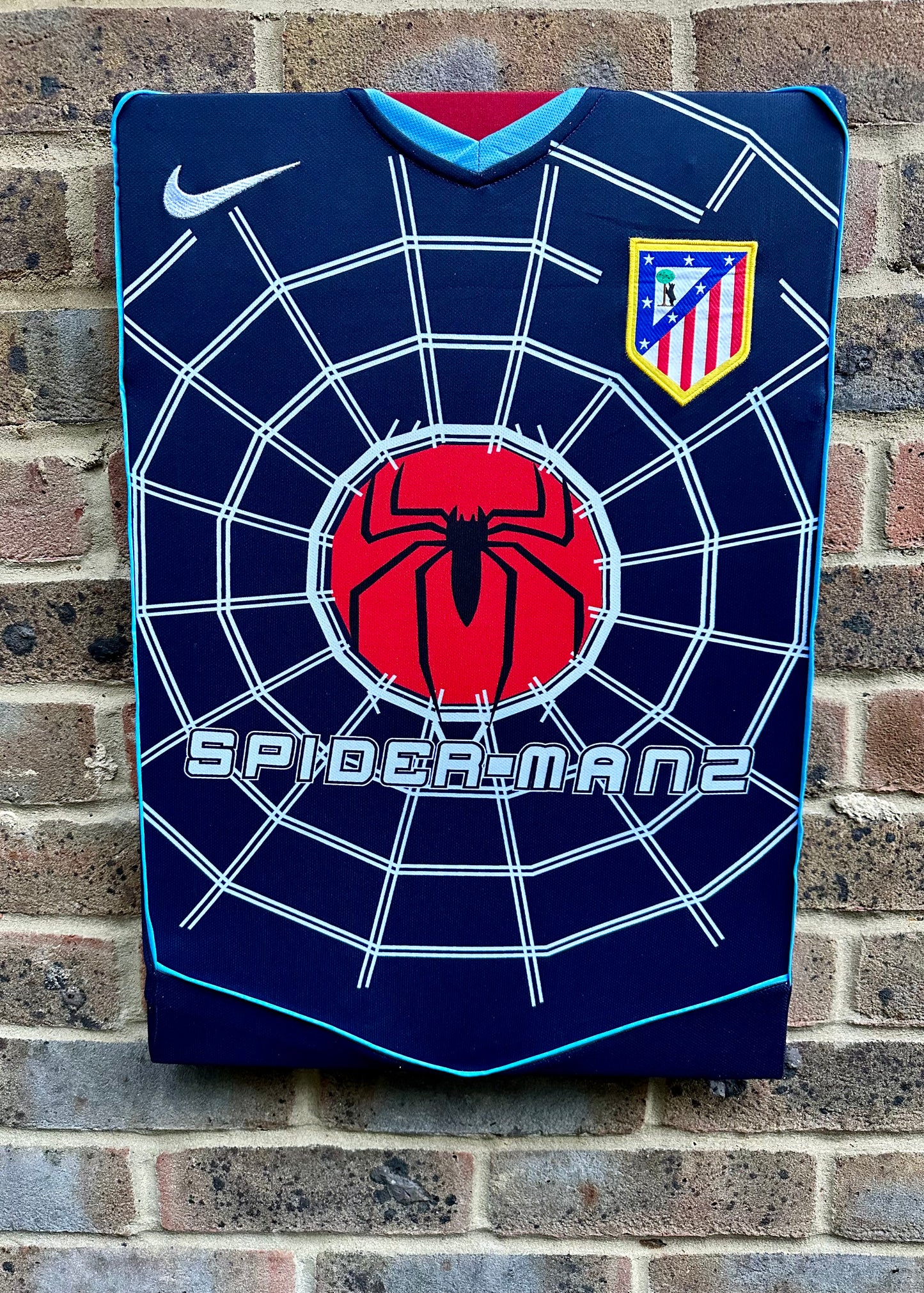 Athletico Madrid Spider-Man Special Edition Football Shirt Memorabilia Canvas