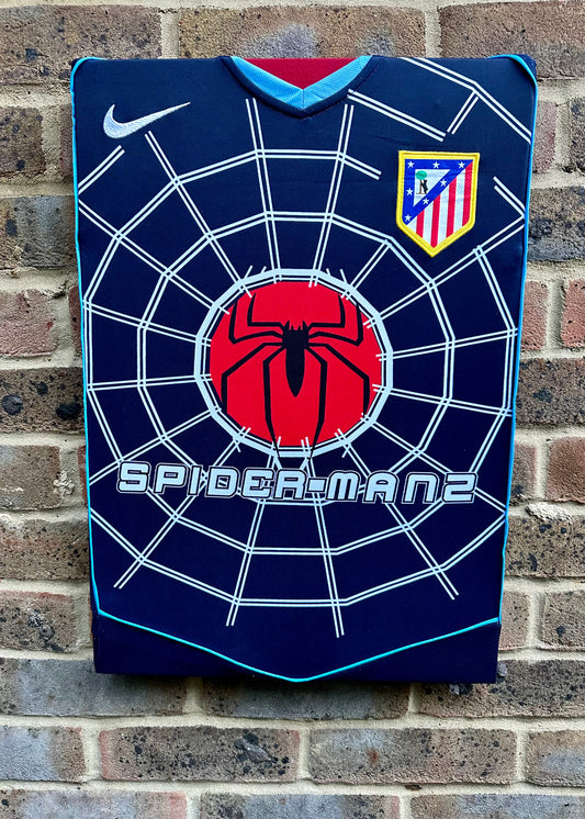 Athletico Madrid Spider-Man Special Edition Football Shirt Memorabilia Canvas