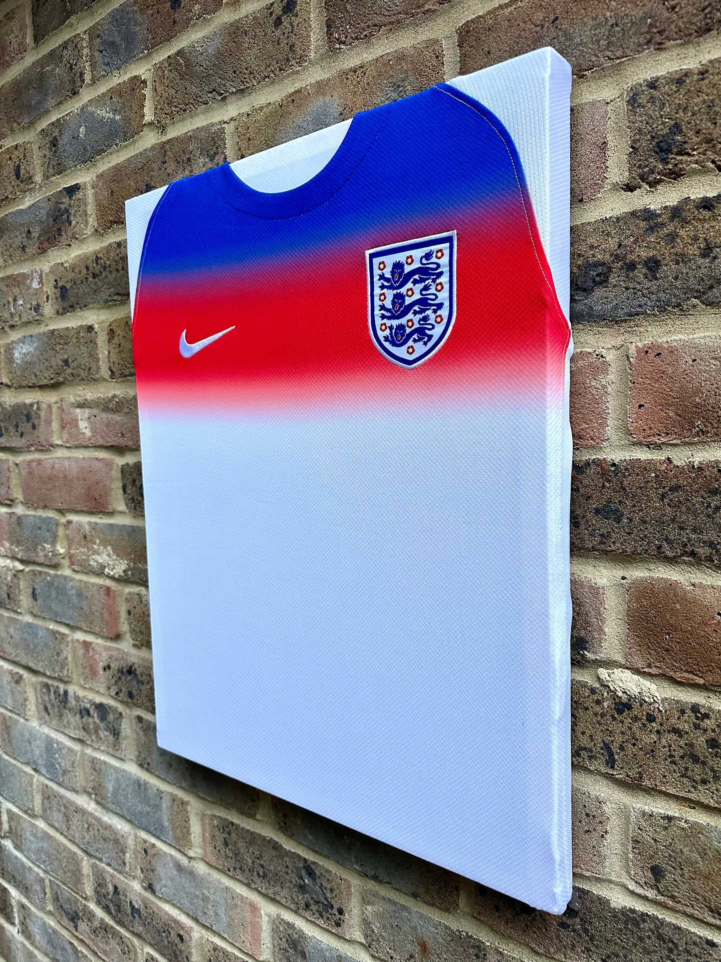 England Lioness Euro 2025 Football Shirt Memorabilia Canvas