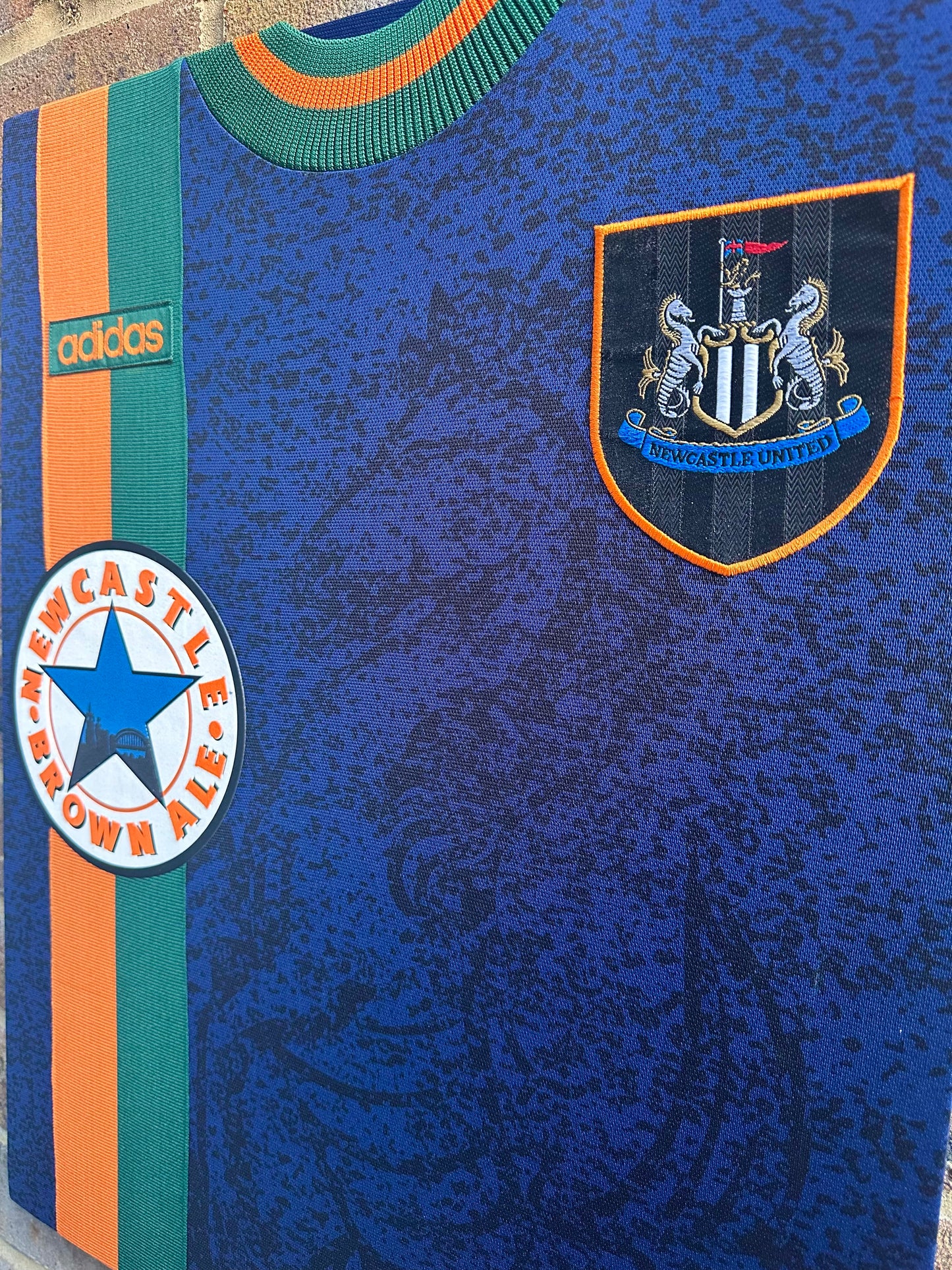 Newcastle United 1997/98 Away Football Shirt Memorabilia Canvas