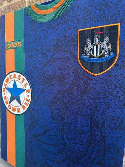 Newcastle United 1997/98 Away Football Shirt Memorabilia Canvas