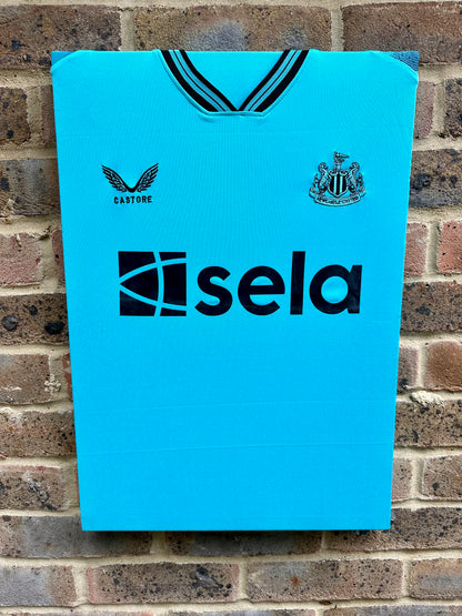 Newcastle Home Goalkeeper 2023/24 Shirt Memorabilia Canvas