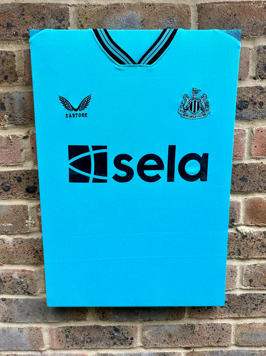 Newcastle Home Goalkeeper 2023/24 Shirt Memorabilia Canvas