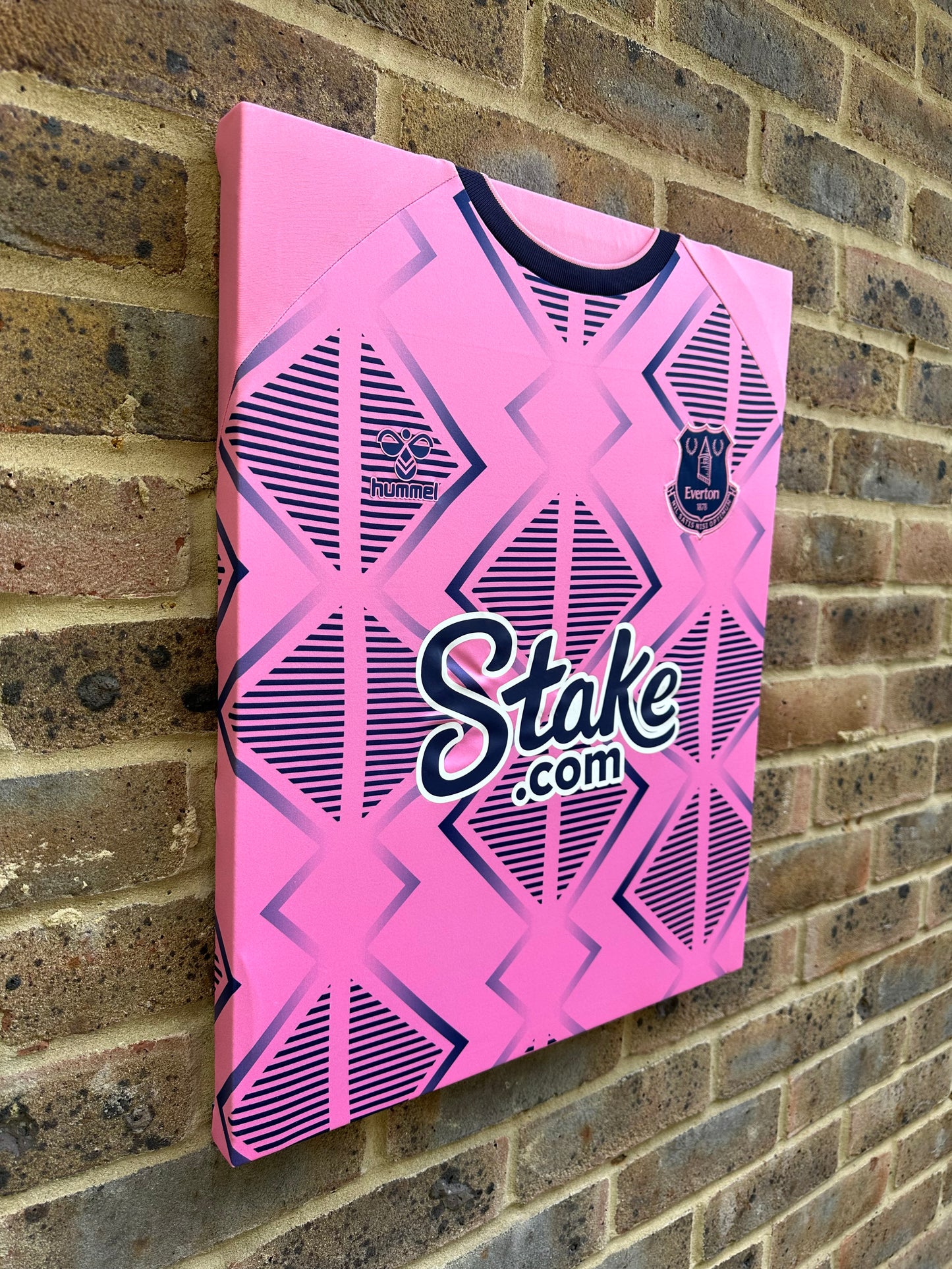 Everton Away 2022/23 Football Shirt Memorabilia Canvas