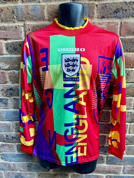 England Goalkeeper Shirt Euro 96 Memorabilia Canvas