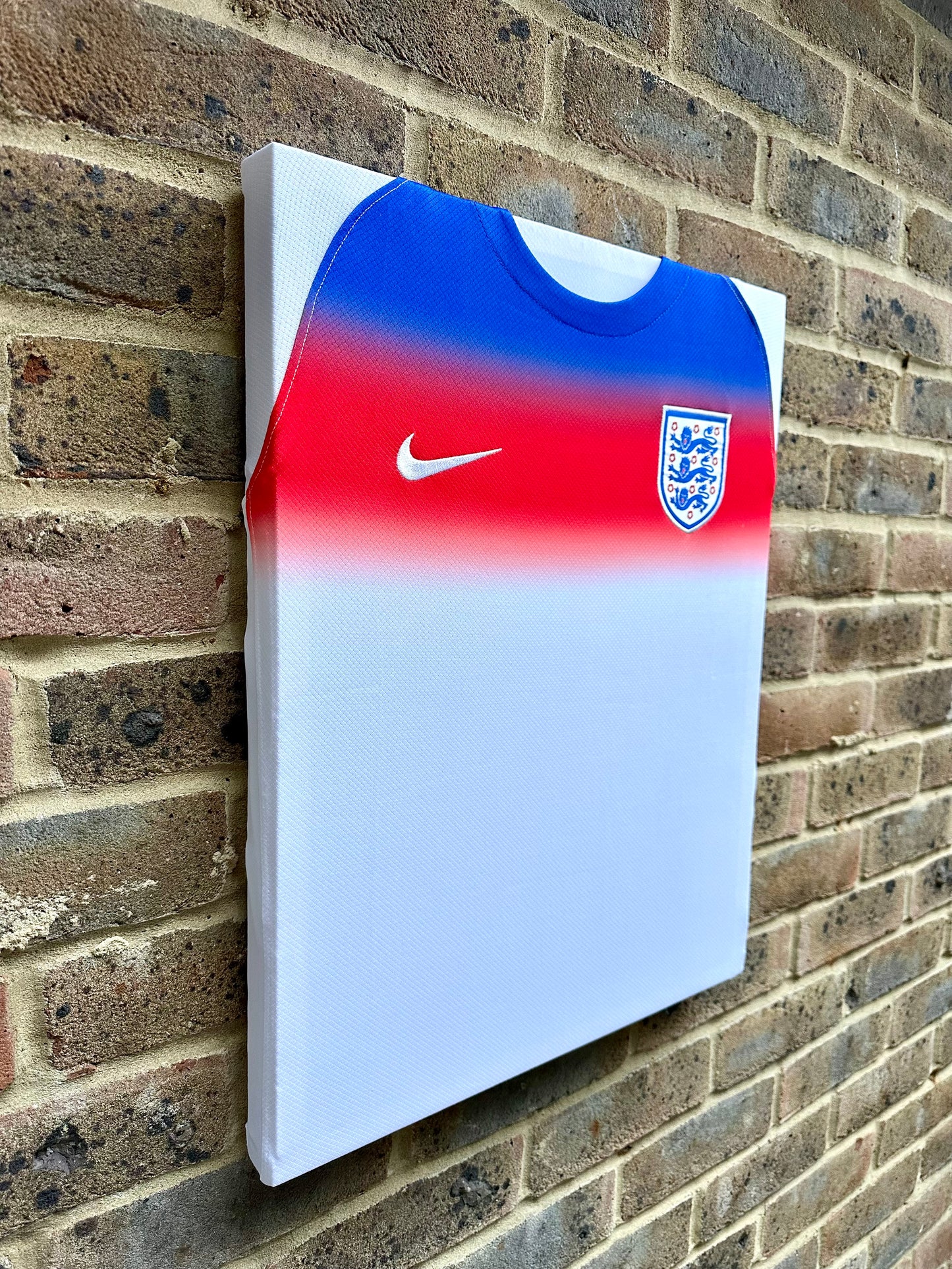 England Lioness Euro 2025 Football Shirt Memorabilia Canvas