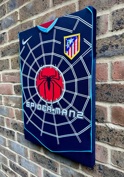 Athletico Madrid Spider-Man Special Edition Football Shirt Memorabilia Canvas