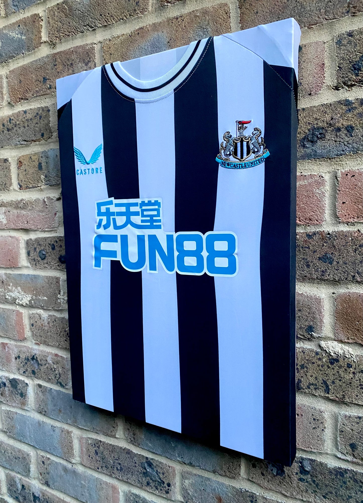 Newcastle United Home 2022/23 Football Shirt Memorabilia Canvas