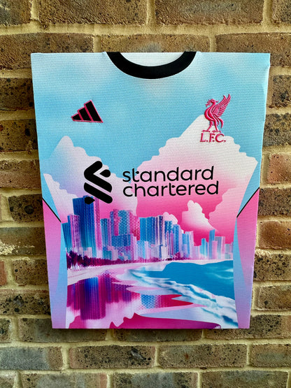 Liverpool Concept Football Shirt 2025 Memorabilia Canvas