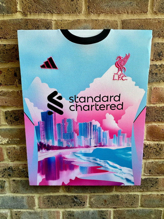 Liverpool Concept Football Shirt 2025 Memorabilia Canvas